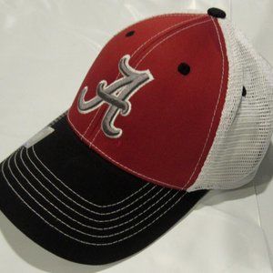 Alabama Crimson Tide Mesh Trucker Hat Plastic Snap Closure Collegiate Headwear